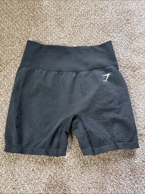 Gymshark Black Seamless High-Waist Bike Shorts